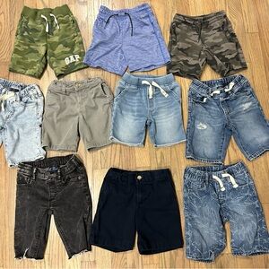 Lot of 10 pairs of size 4 shorts by Gap,etc